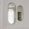 AYTM miroir Angui, argenté, hauteur 78 cm, verre, acier^ Meubles & Aménagements