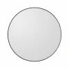 AYTM miroir Circum, transparent / noir, Ø 50 cm, verre, MDF-bois^ Meubles & Aménagements