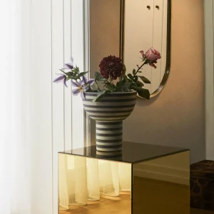 AYTM Vase Varia, noir, Ø 23 cm, hauteur 24 cm, céramique^ Meubles & Aménagements
