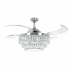 Beacon Lighting Beacon Ventilateur de plafond avec lumière Fanaway Veil chrome silencieux^ Ventilateurs