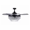 Beacon Lighting Beacon Ventilateur de plafond avec lumière Fanaway Veil noir silencieux^ Ventilateurs