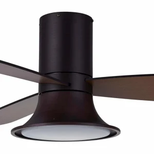 Beacon Lighting Beacon Ventilateur de plafond avec lumière Flusso bronze silencieux^ Ventilateurs