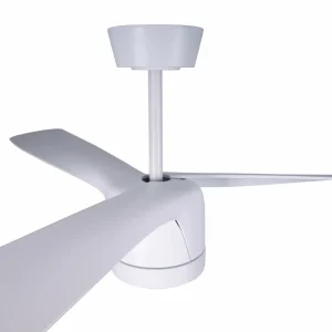 Beacon Lighting Beacon Ventilateur de plafond avec lumière Peregrine blanc 142cm silencieux^ Ventilateurs