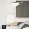 Beacon Lighting Beacon Ventilateur de plafond Fanaway Evo 2 avec lumière, blanc, silencieux^ Ventilateurs