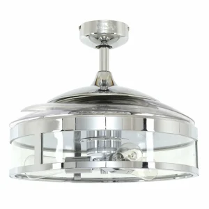 Beacon Lighting Beacon ventilateur de plafond lumière Fanaway Classic chrome silencieux^ Ventilateurs