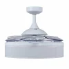 Beacon Lighting Beacon ventilateur de plafond lumière Fanaway Fraser blanc/clair silencieux^ Ventilateurs