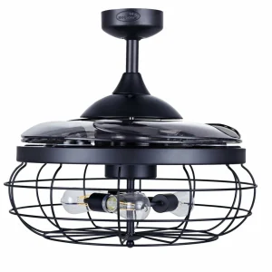Beacon Lighting Beacon ventilateur de plafond lumière Fanaway Industri noir silencieux^ Ventilateurs