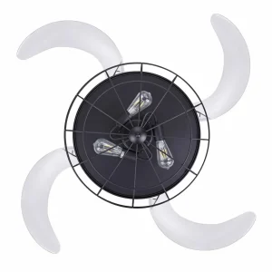 Beacon Lighting Beacon ventilateur de plafond lumière Fanaway Industri noir silencieux^ Ventilateurs