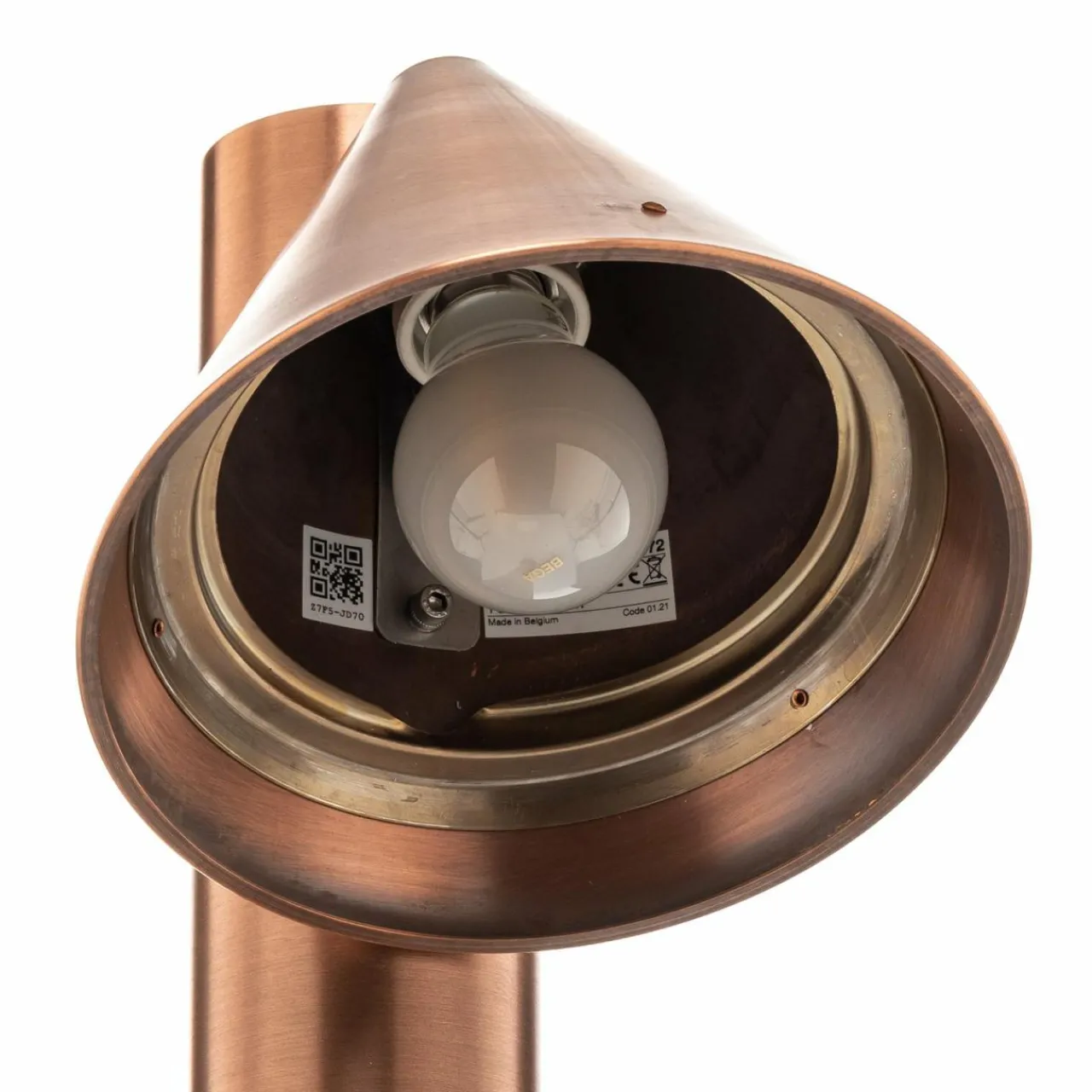bega_k_borne_lumineuse_cuivre_asymtrique_4.webp BEGA 84072K3 Borne lumineuse cuivre asymétrique^ Bornes Éclairage Extérieur