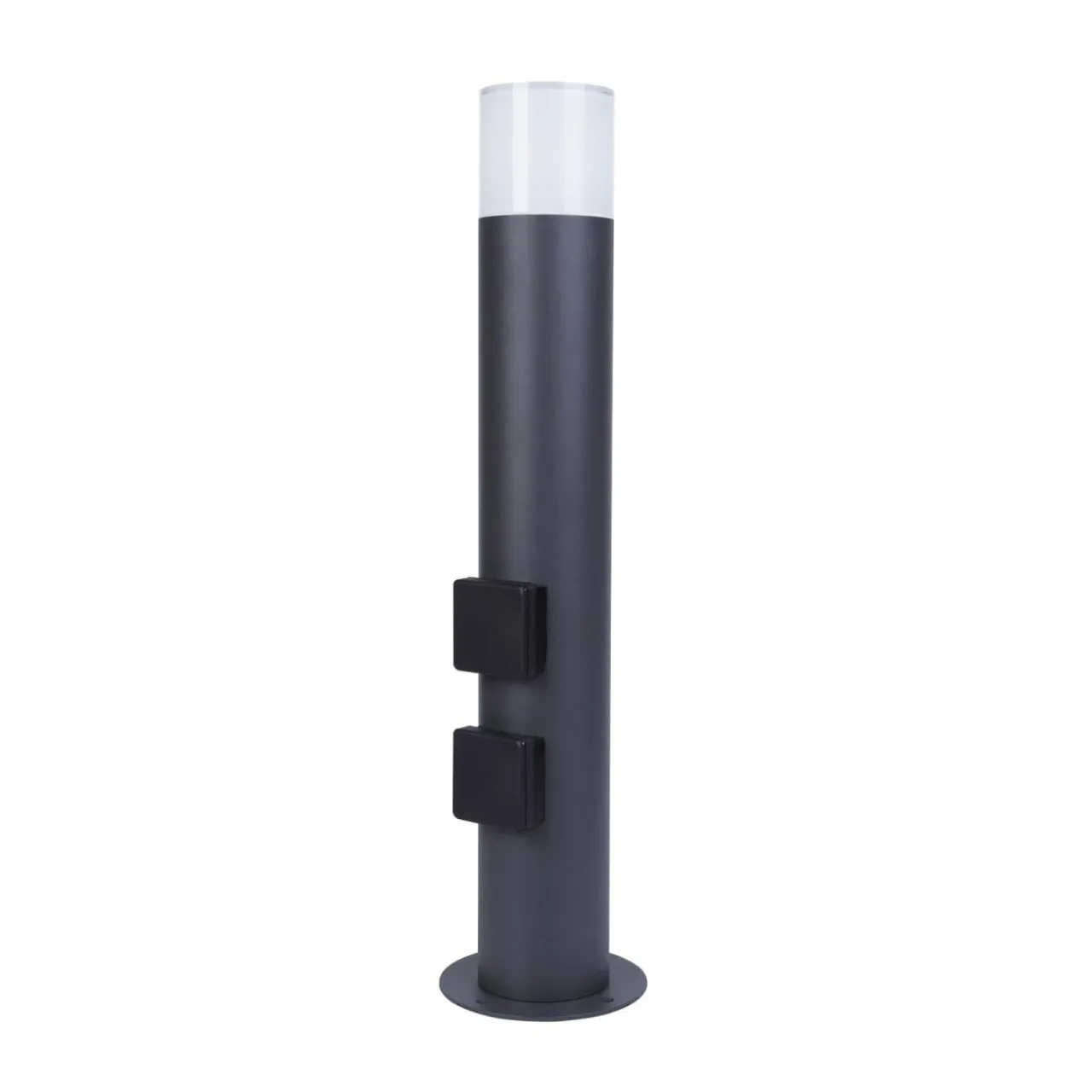 borne_lumineuse__hauteur__cm_anthracite__prises_de_courant_0.webp G & L Handels GmbH Borne lumineuse 400140024, hauteur 60 cm, anthracite, 2 prises de courant^ Bornes Éclairage Extérieur