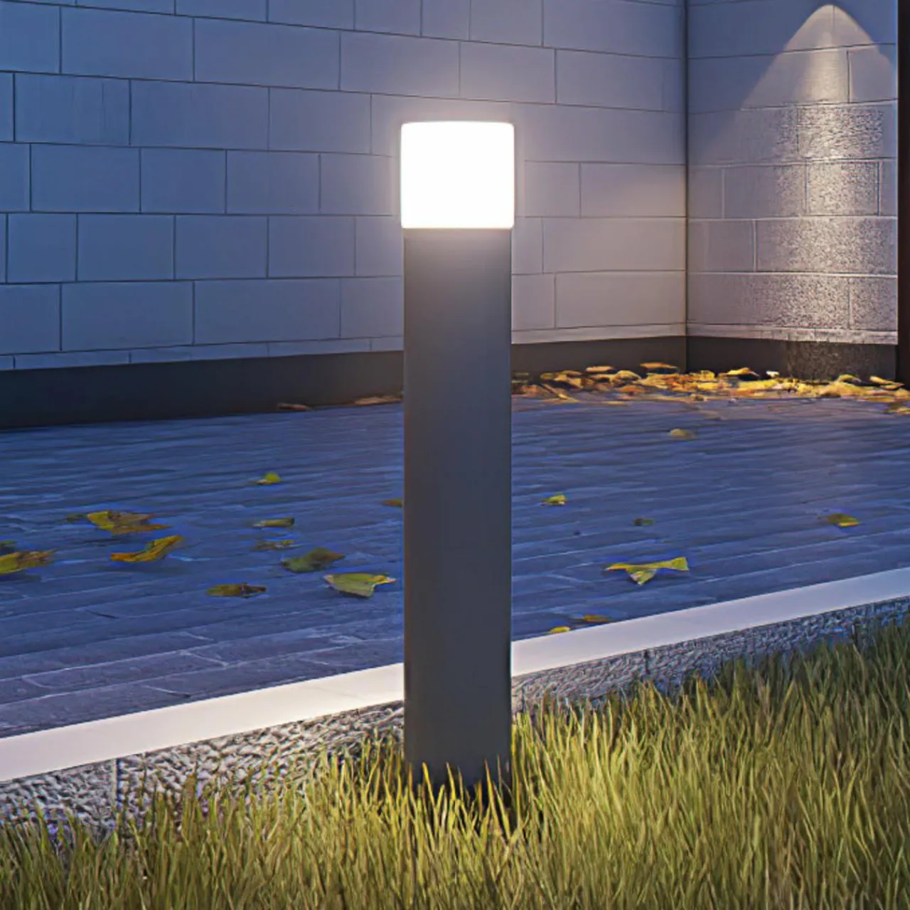 borne_lumineuse__hauteur__cm_anthracite_aluminium_0.webp G & L Handels GmbH Borne lumineuse 400140004, hauteur 60 cm, anthracite, aluminium^ Bornes Éclairage Extérieur