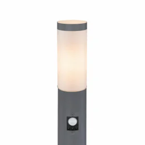 Globo Borne lumineuse Boston, hauteur 110 cm, avec capteur^ Bornes Extérieures Avec Détecteur