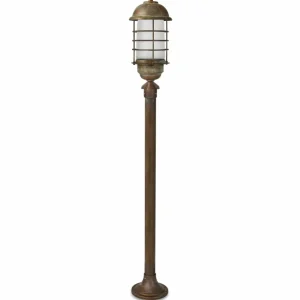 Moretti Luce Borne lumineuse Carlon - résistante à l'eau de mer^ Potelets Extérieurs