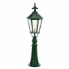 K.S. Verlichting Borne lumineuse classique Liverpool, vert^ Bornes Éclairage Extérieur