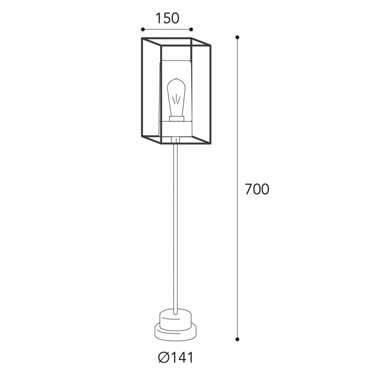 borne_lumineuse_cubic__laiton_ancienopale_1.webp Moretti Luce Borne lumineuse Cubic³ 3370 laiton ancien/opale^ Bornes Éclairage Extérieur