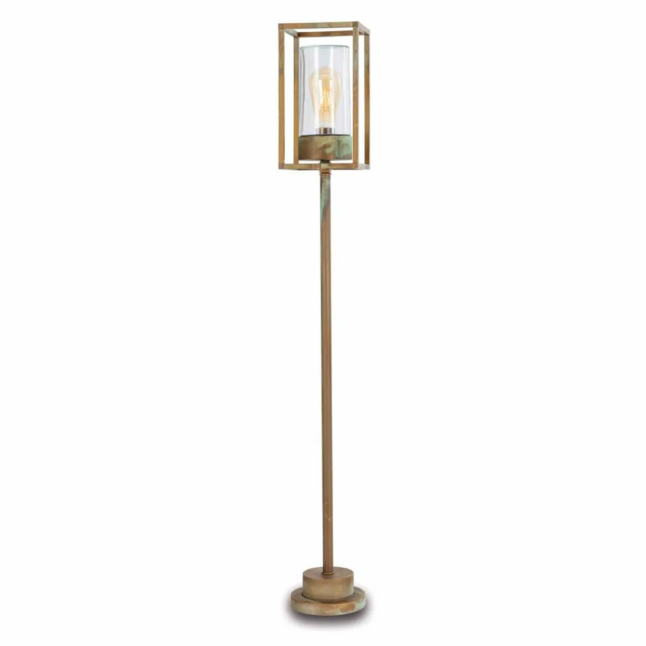 borne_lumineuse_cubic__laiton_ancientransp_0-1.webp Moretti Luce Borne lumineuse Cubic³ 3371 laiton ancien/transp.^ Bornes Éclairage Extérieur