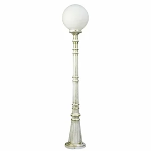 Albert Leuchten Borne lumineuse décorative blanc-or 161^ Bornes Éclairage Extérieur