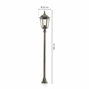 ORION Borne lumineuse Fabio traditionnelle 140 cm^ Bornes Éclairage Extérieur