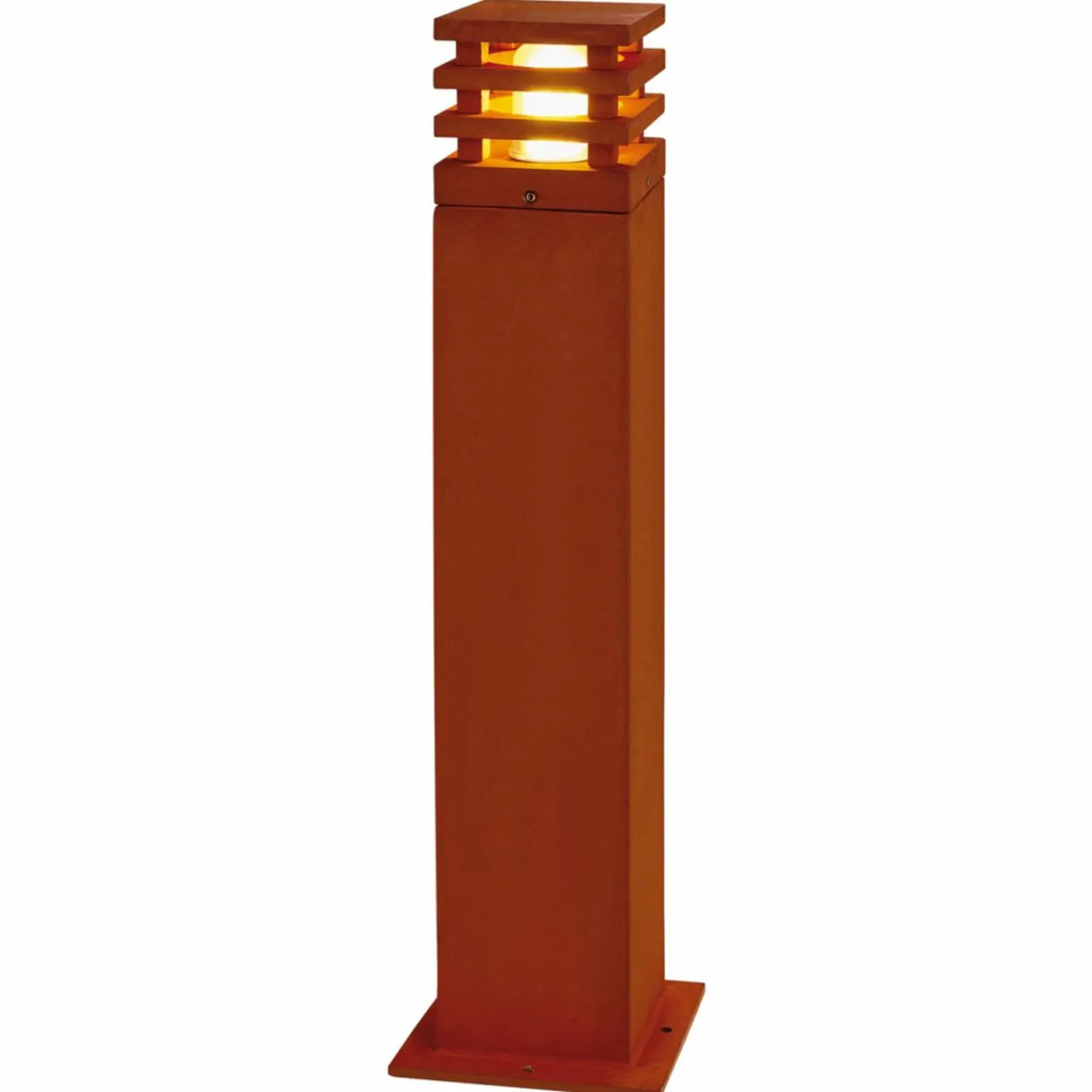 borne_lumineuse_haut_de_gamme_rusty_square_0.webp SLV Borne lumineuse haut de gamme Rusty Square^ Bornes Éclairage Extérieur