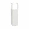 ORION Borne lumineuse Henry, blanc, hauteur 60 cm, alu/inox^ Bornes Éclairage Extérieur