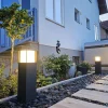 ORION Borne lumineuse Henry, noir, hauteur 60 cm, alu/inox^ Bornes Éclairage Extérieur