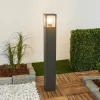 Lucande Borne lumineuse Klemens, gris graphite, 90 cm^ Bornes Éclairage Extérieur
