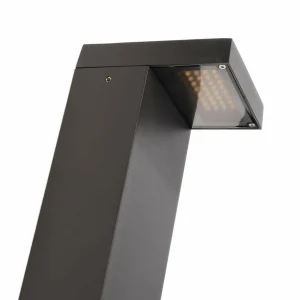 Deko-Light Borne lumineuse LED Lerna, hauteur 100 cm, CCT, gris, prises de courant^ Bornes Éclairage Extérieur