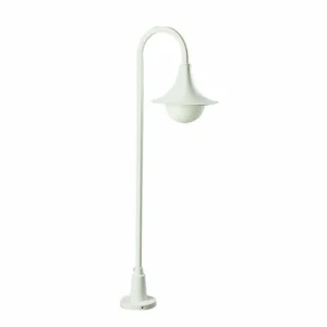 Albert Leuchten Borne lumineuse élégante 169 blanche^ Bornes Éclairage Extérieur