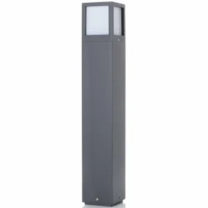 FARO BARCELONA Borne lumineuse Onze moderne en gris foncé^ Bornes Éclairage Extérieur
