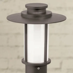ORION Borne lumineuse Putri, alu moulé inj., brun foncé^ Bornes Éclairage Extérieur