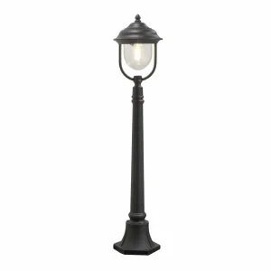 Konstsmide Borne lumineuse romantique Parma noire^ Bornes Éclairage Extérieur