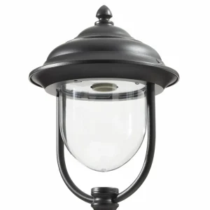Konstsmide Borne lumineuse romantique Parma noire^ Bornes Éclairage Extérieur