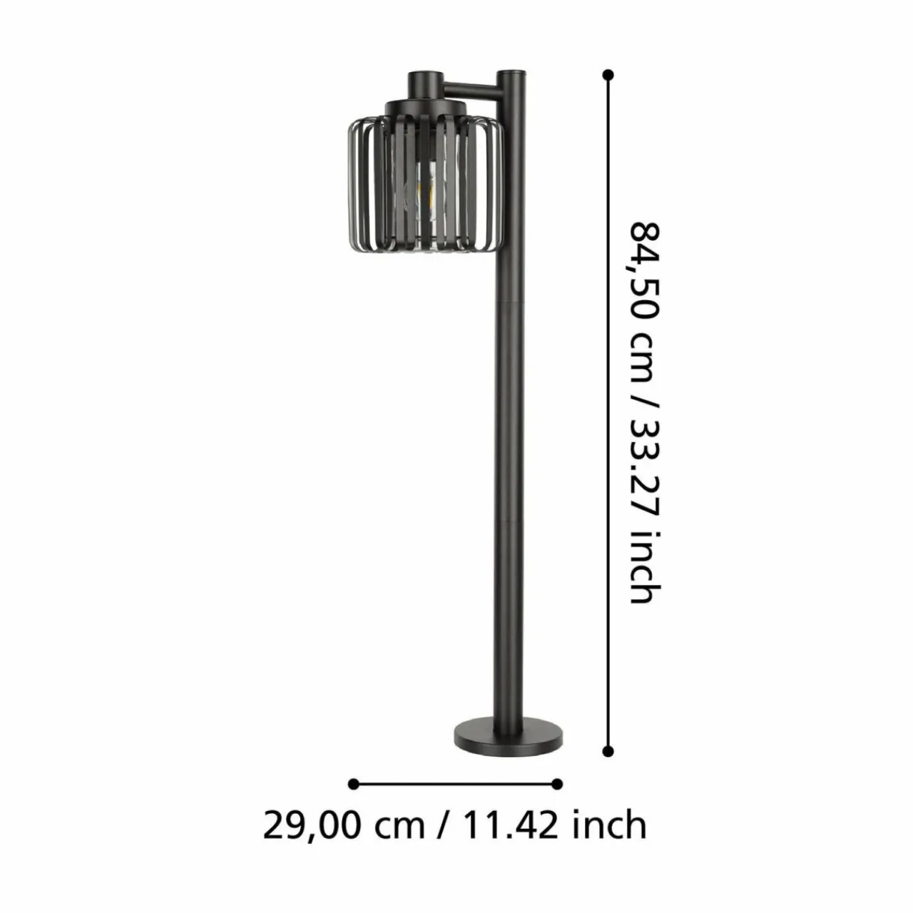 borne_lumineuse_selinus_avec_abatjour_suspendu_0.webp EGLO Borne lumineuse Selinus avec abat-jour suspendu^ Bornes Éclairage Extérieur