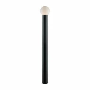 Eco-Light Borne lumineuse Skittle avec abat-jour sphérique, hauteur 100 cm^ Bornes Éclairage Extérieur