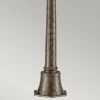 KICHLER Borne lumineuse Tournai, hauteur 110 cm, aluminium, verre^ Bornes Éclairage Extérieur