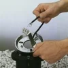 Albert Leuchten Boîtier d’encastrement au sol, 40 cm^ Potelets Extérieurs