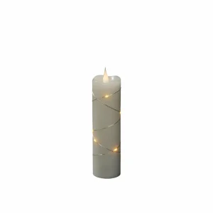 Konstsmide Christmas Bougie en cire LED crème couleur de lumière ambre 17,8 cm^ Lumière De Noël