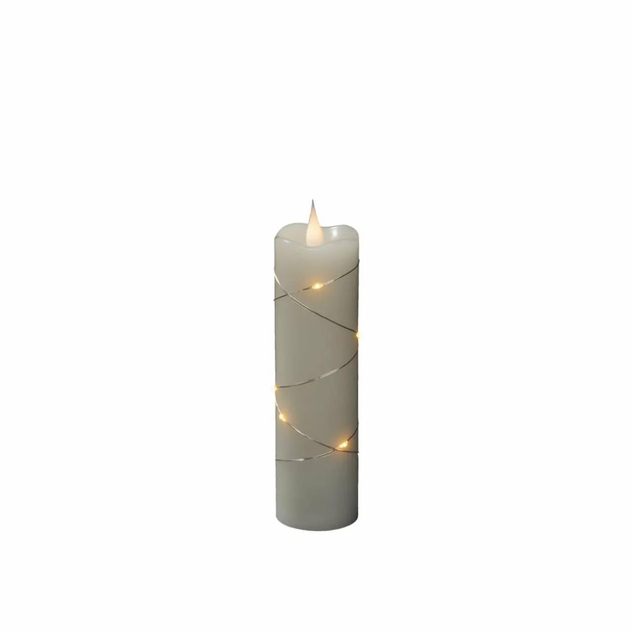 Konstsmide Christmas Bougie en cire LED crème couleur de lumière ambre 17,8 cm^ Lumière De Noël
