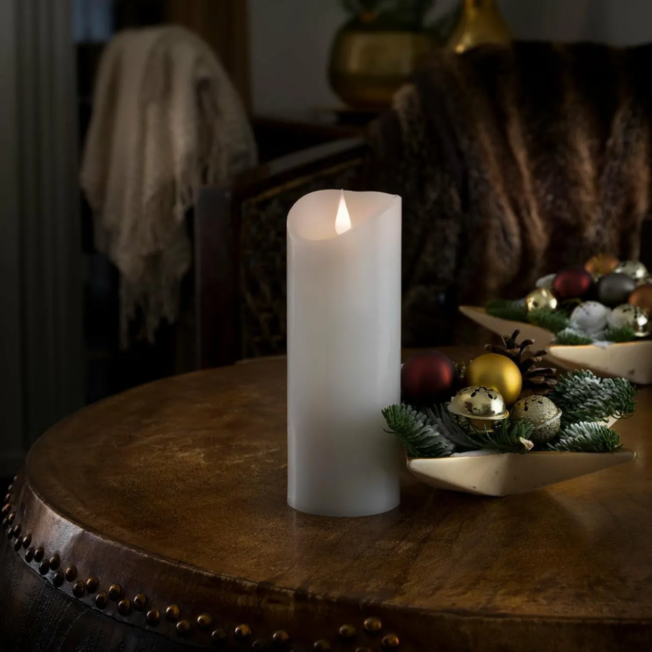 bougie_led_cire_vritable__avec_flamme_d_4.webp Konstsmide Christmas Bougie LED Cire véritable - avec flamme 3D^ Lumière De Noël