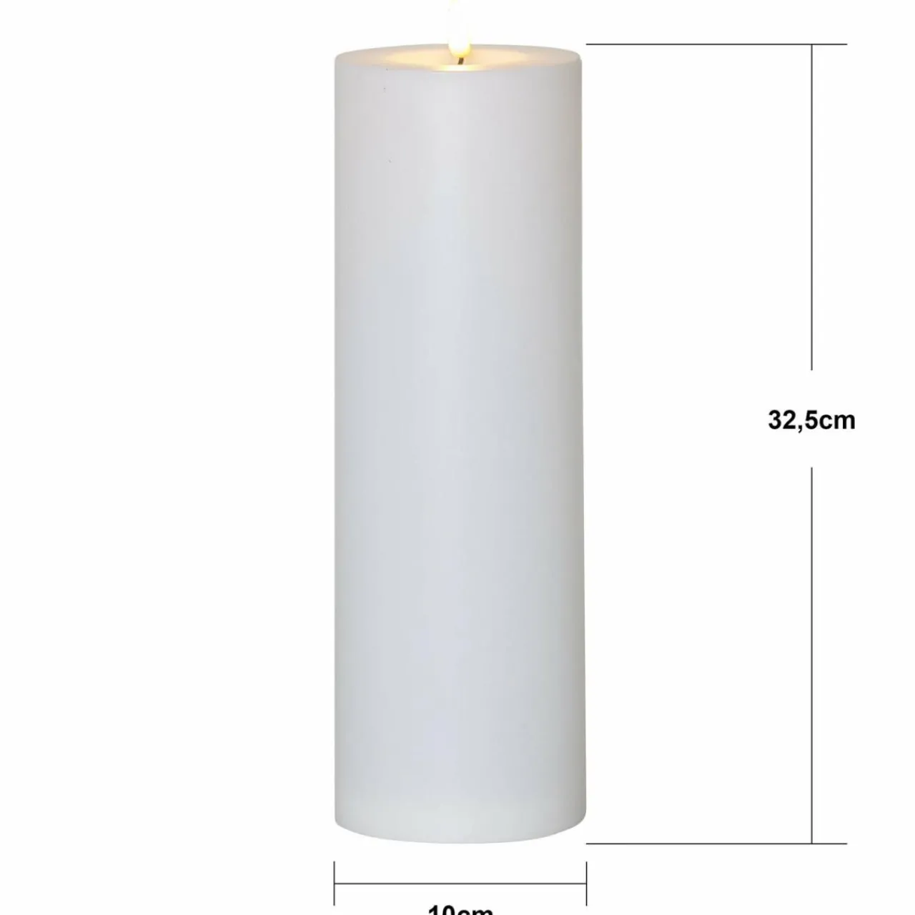 bougie_led_flamme_rak__cm_blanc_plastique_fonctionnement_sur_piles_1.webp STAR TRADING Bougie LED Flamme Rak 32,5 cm blanc Plastique Fonctionnement sur piles^ Lumière De Noël