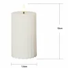 STAR TRADING Bougie LED Ruban LED blanc 15 cm cire véritable Fonctionnement sur piles^ Lumière De Noël