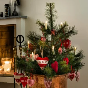 Konstsmide Christmas Bougies de sapin LED à piles blanches 10 pcs^ Lumière De Noël