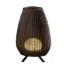 Bover Amphora lampe de terrasse LED, brun rotin^ Lampes Décoratives