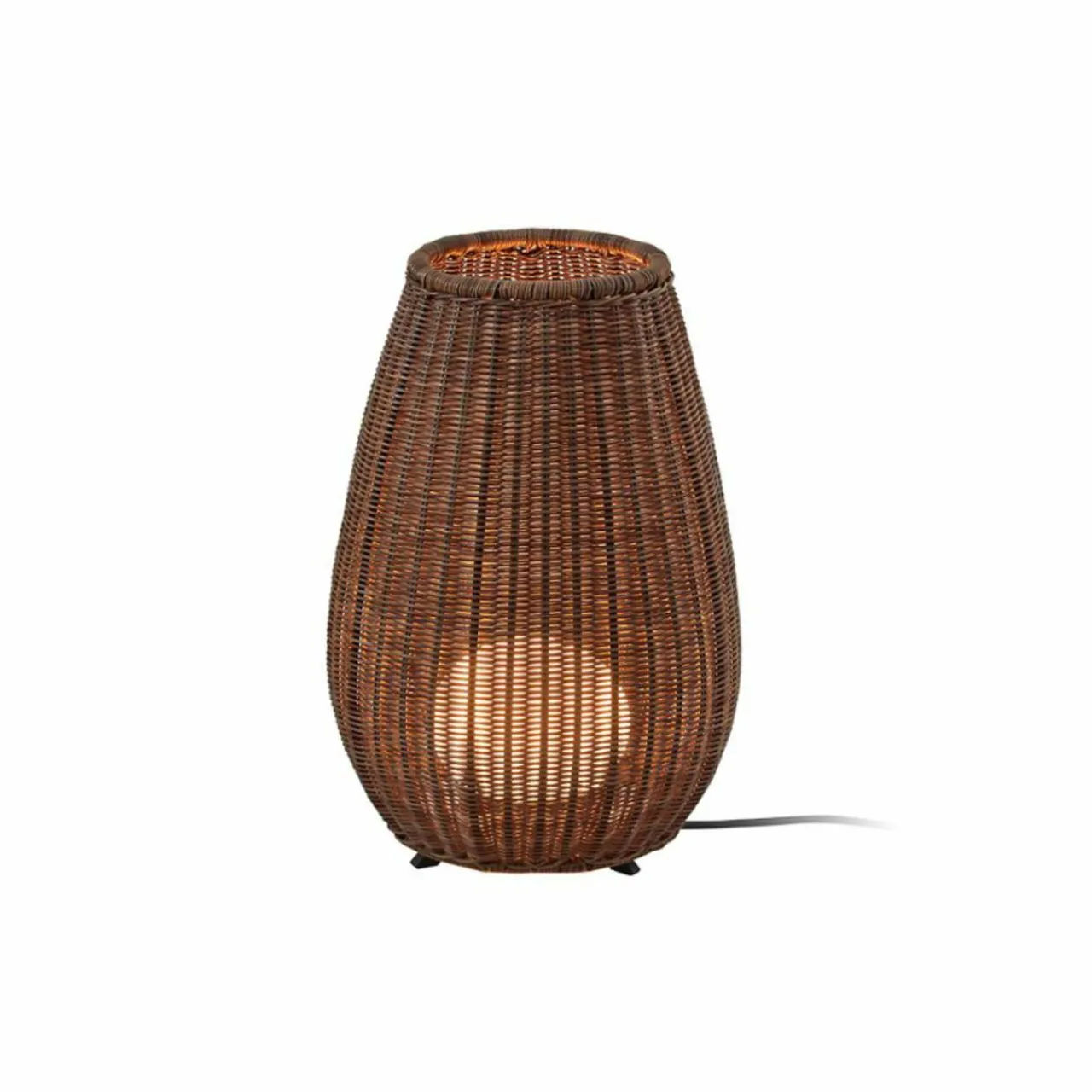 bover_lampe_de_table_led_amphora_brunmarronrattan__cm_0.webp Bover lampe de table LED Amphora, brun/marron-rattan, 47 cm^ Lampes Décoratives