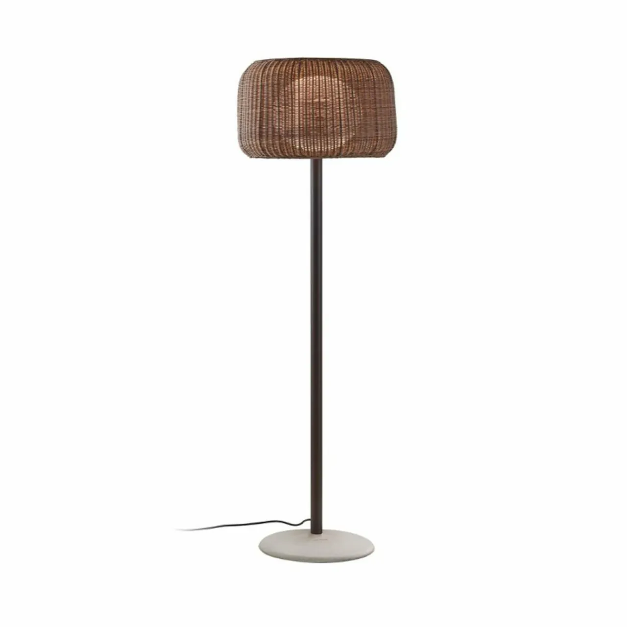 Bover lampe de terrasse Fora P, brun graphite/brun, hauteur 165 cm,^ Luminaires De Terrasse