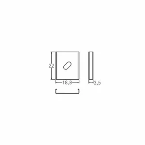 BRUMBERG One kit de fixations en acier^ Lampes Décoratives