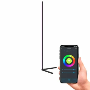 Calex Smart Lampe sur pied LED avec télécommande RGBW^ Lampes Décoratives