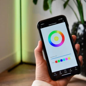 Calex Smart Lampe sur pied LED avec télécommande RGBW^ Lampes Décoratives