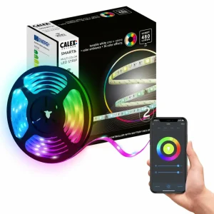 Calex Smart LED Striplight RGBW, 2m, télécommande^ Lampes Décoratives