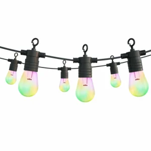 Calex Smart Outdoor Partystring Guirlande lumineuse, RGBW^ Lampes Décoratives
